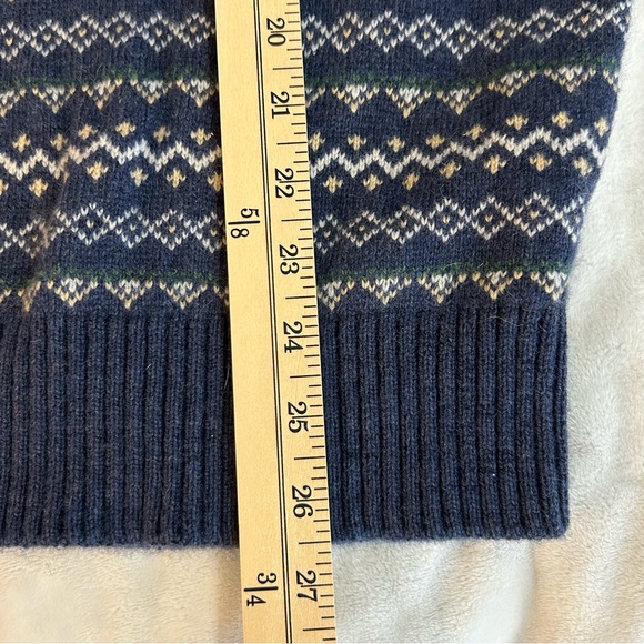 Crown & Ivy Men's Hound Christmas Tree Fairisle Crew Neck Sweater sz XL Holiday - Picture 11 of 12